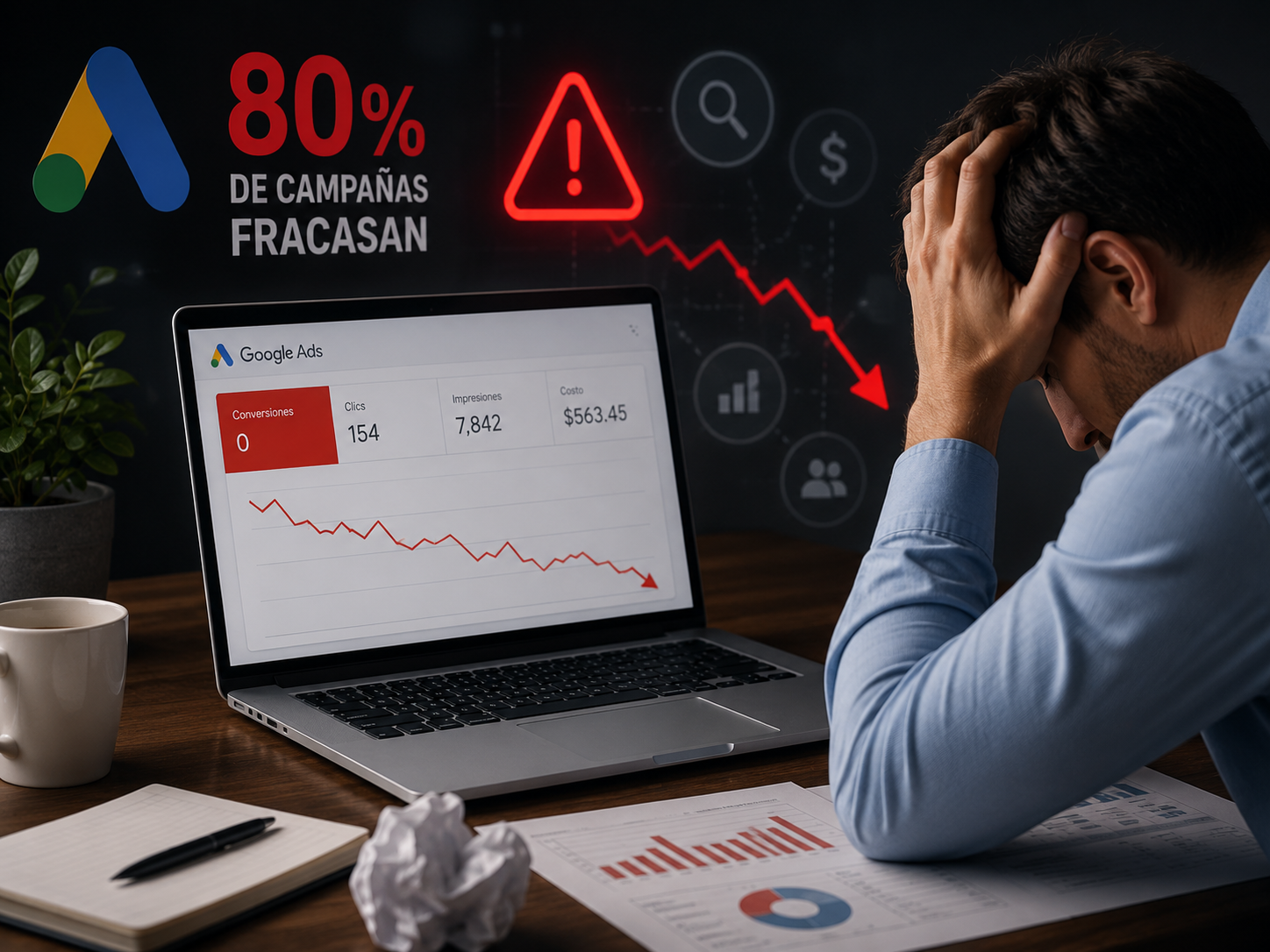 Por qué el 80% de campañas de Google Ads fracasan