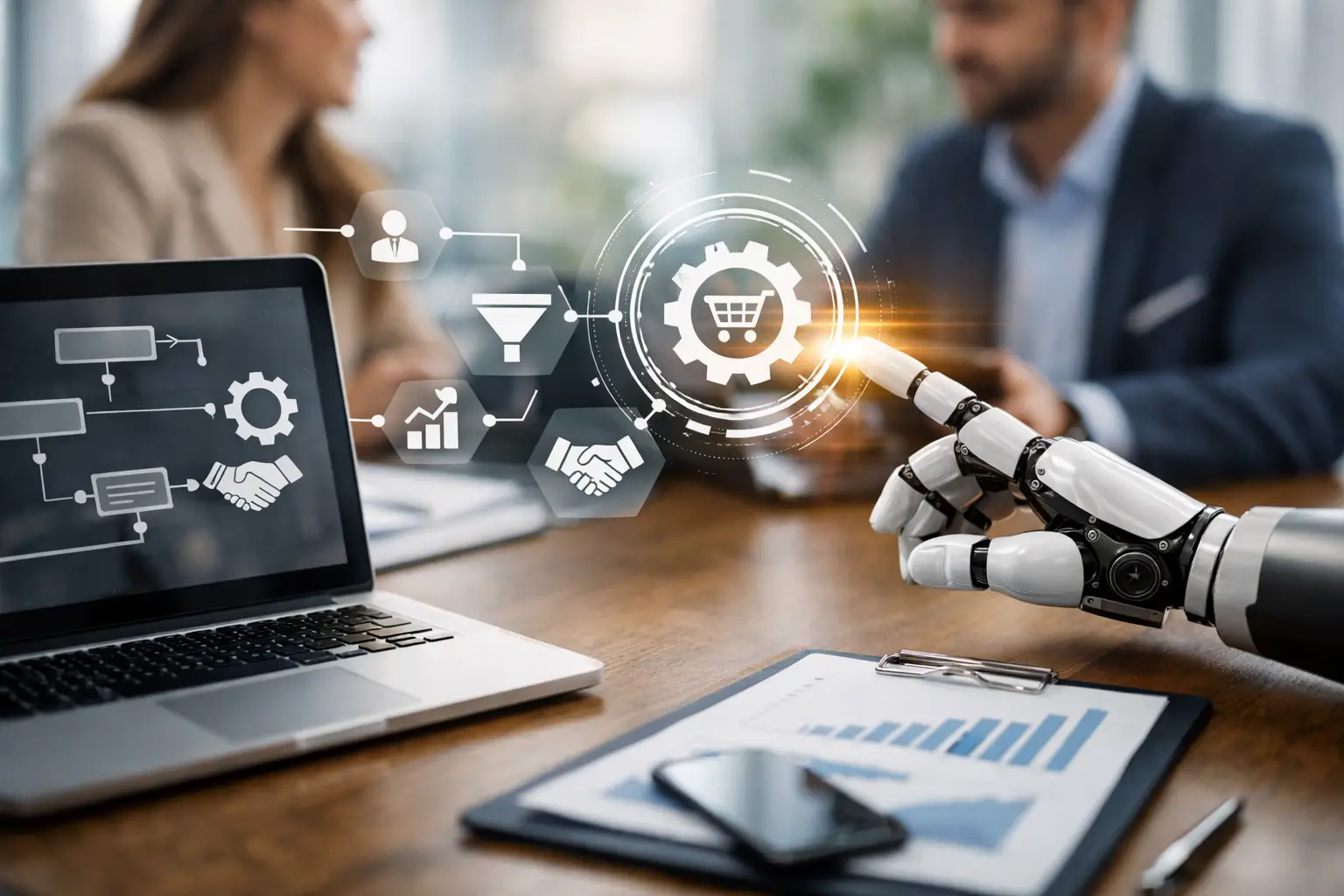 Automatización de procesos comerciales que vende