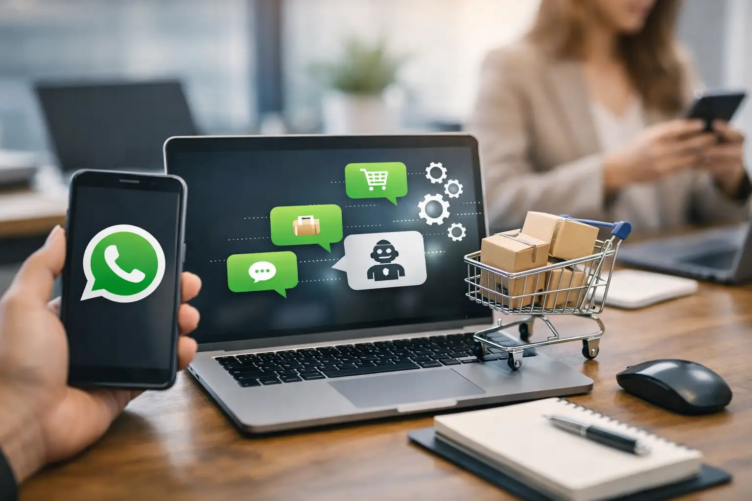 Automatización de WhatsApp Business para vender